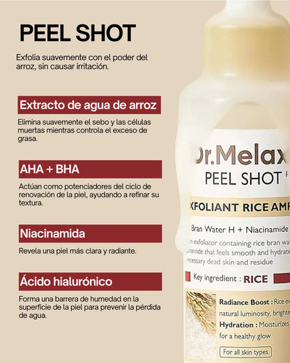 DrMelaxin Ampolla Rice & Black 30ml